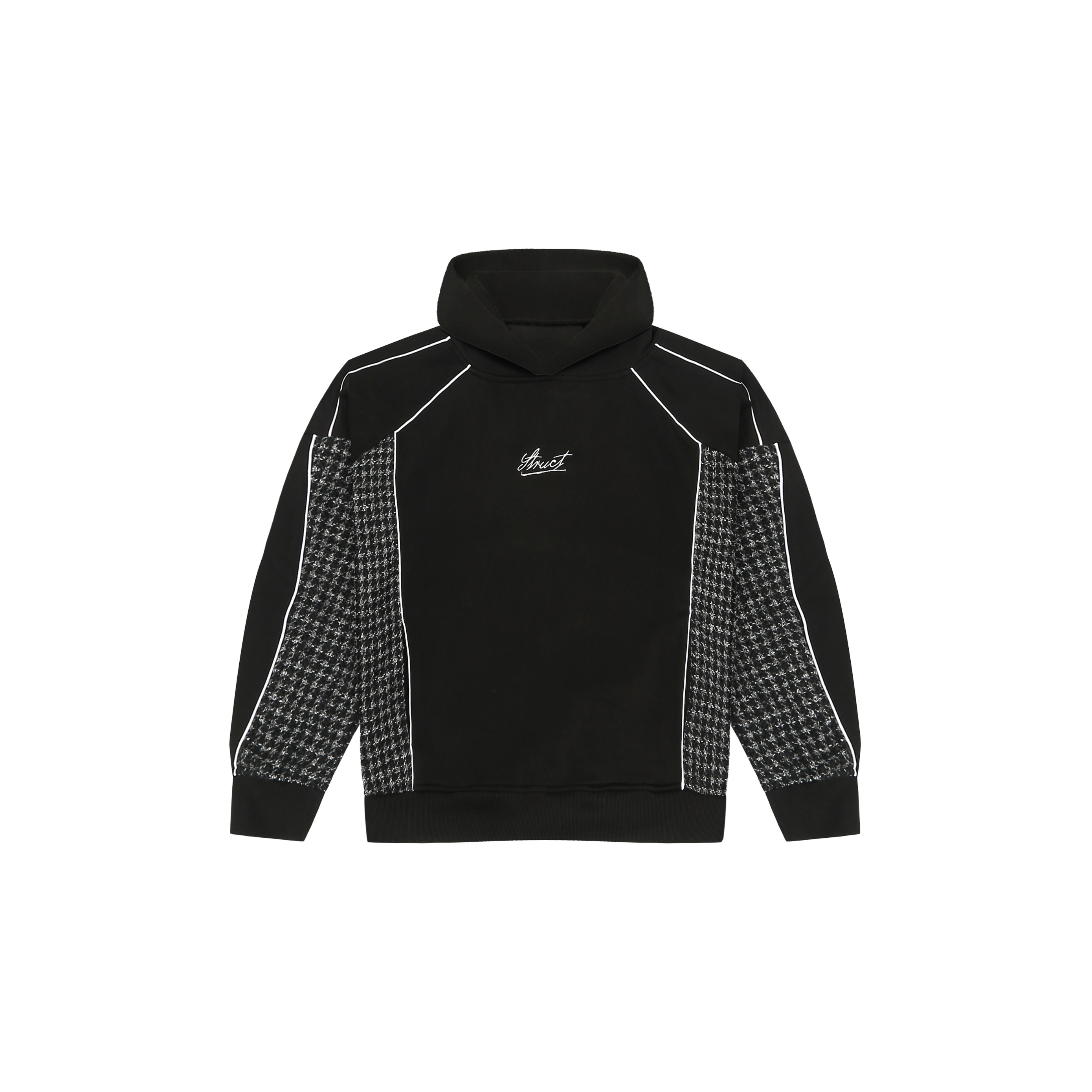 HOUNDSTOOTH CHECK SUITING HOODIE - II