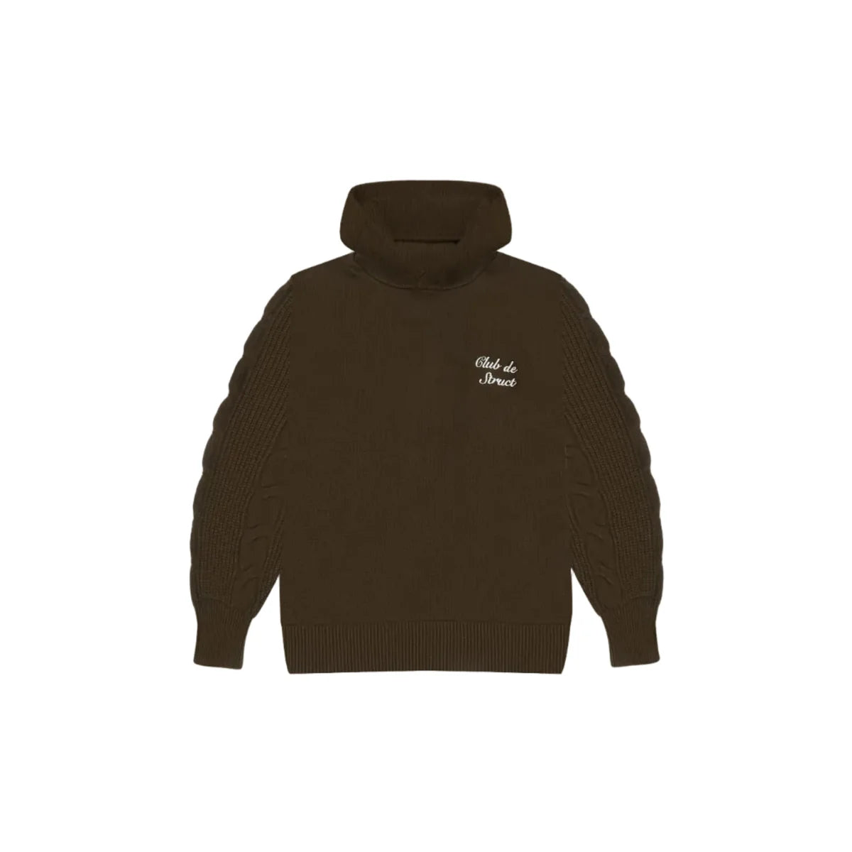 HERITAGE CABLE KNIT HOODIE