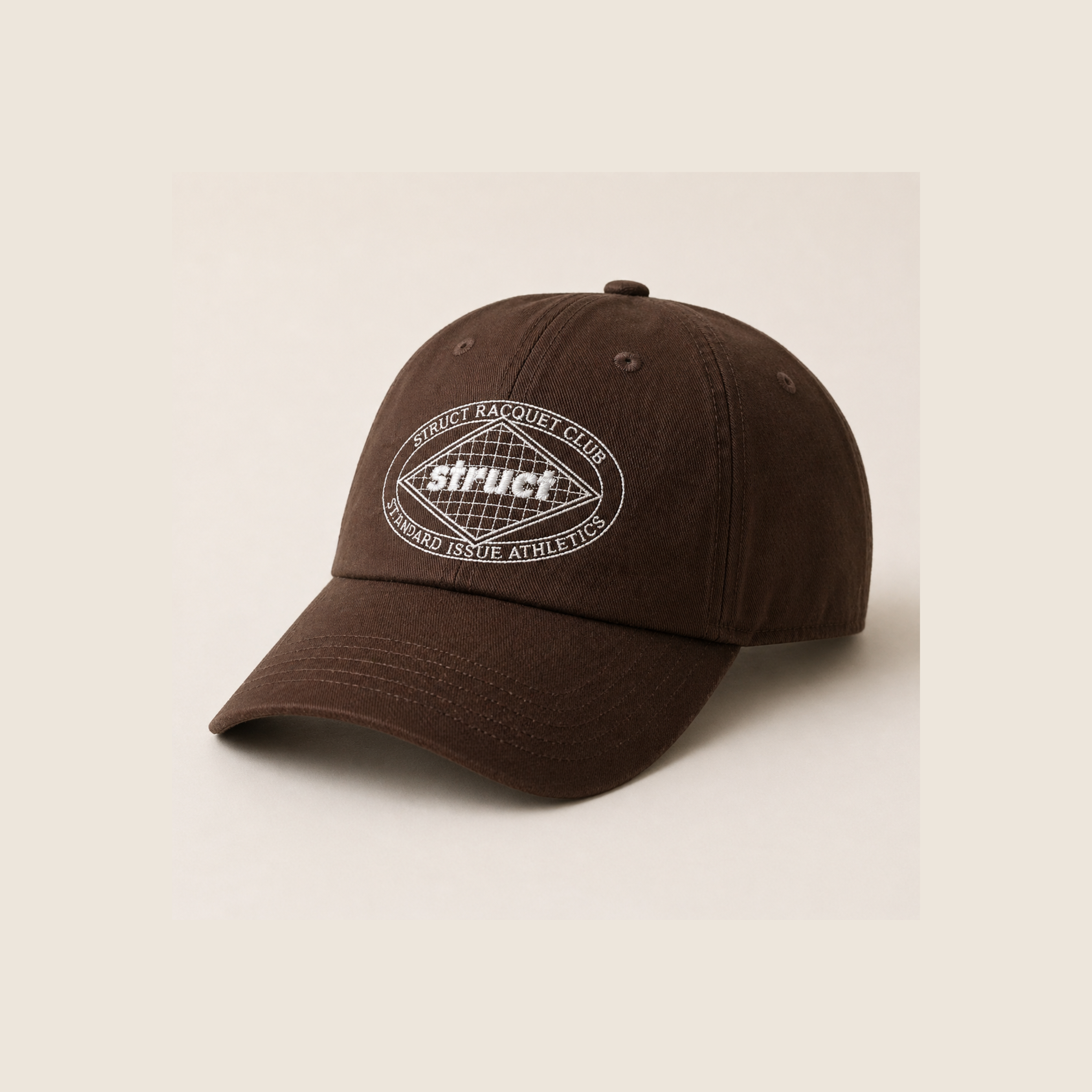 STRUCT RACQUET CLUB CAP - BROWN