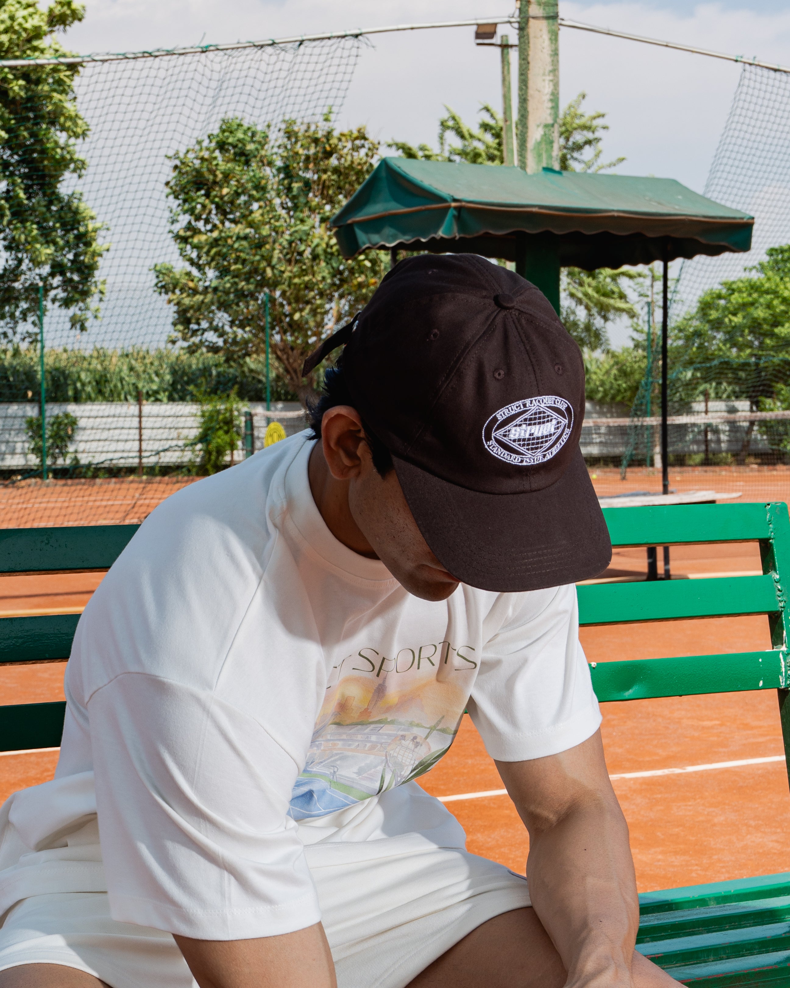 STRUCT RACQUET CLUB CAP - BROWN