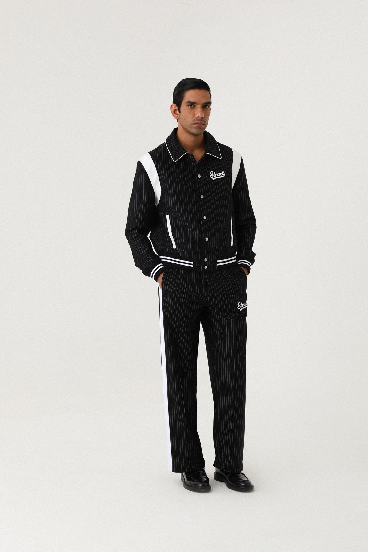 PINSTRIPE SUITING PANTS