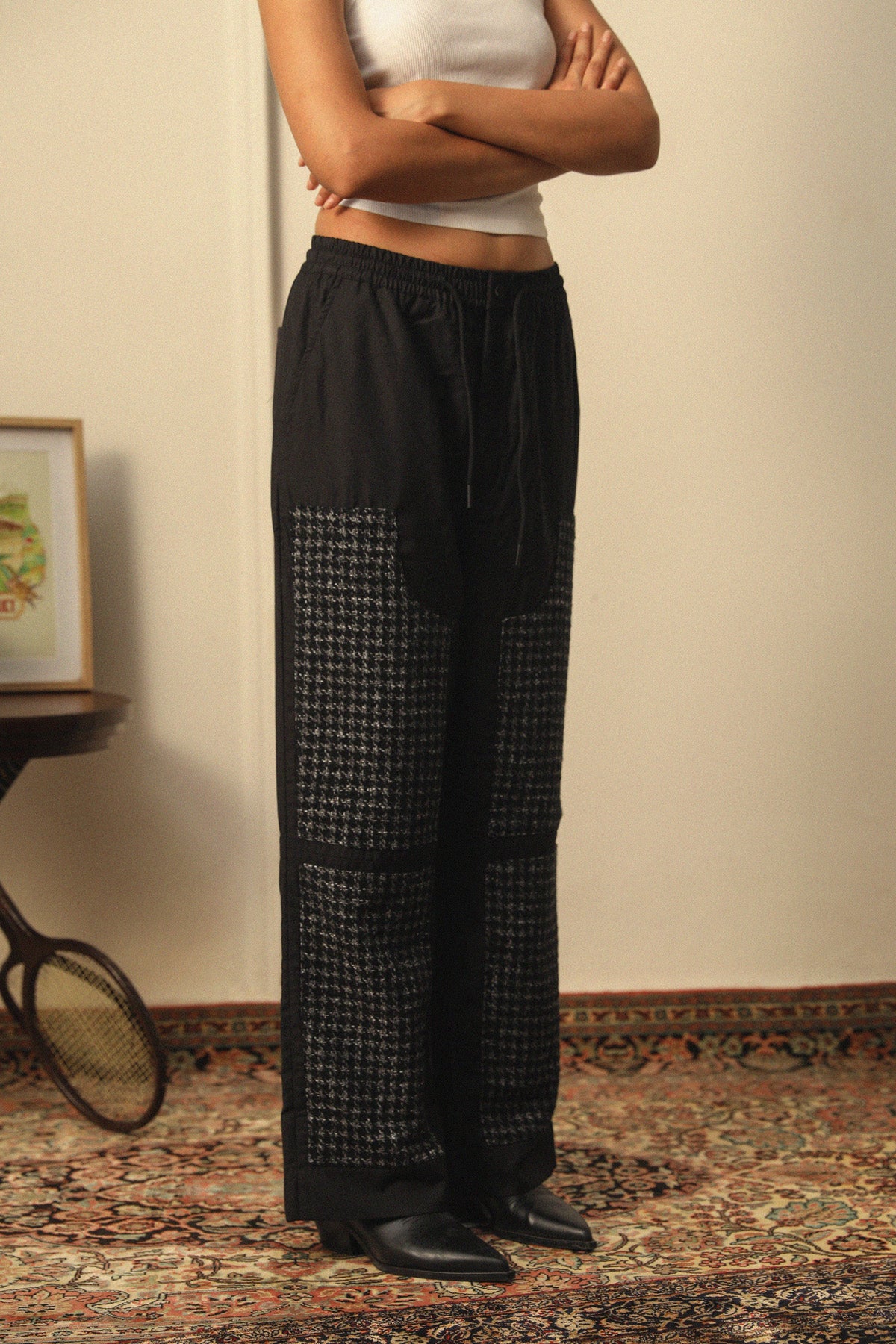 TWEED DOUBLE KNEE PANTS