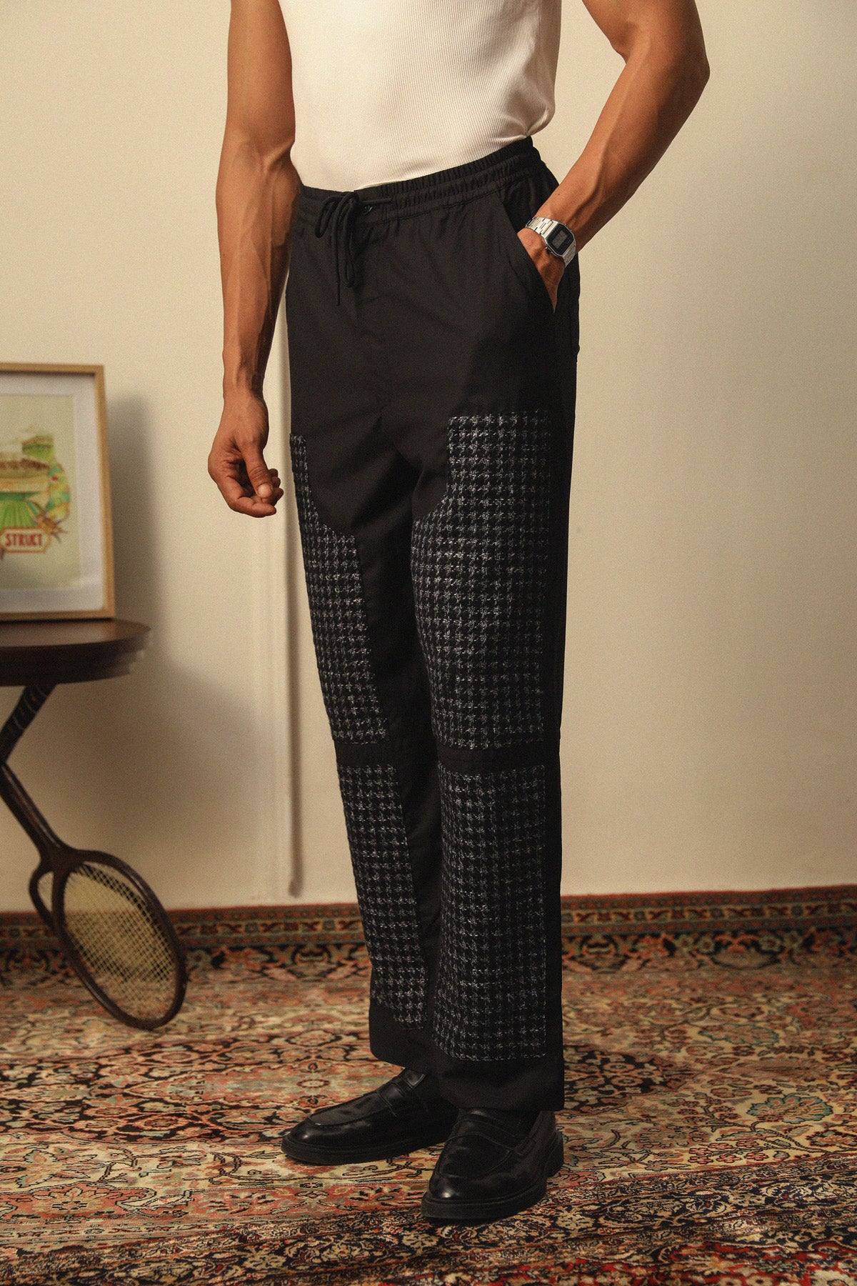 TWEED DOUBLE KNEE PANTS