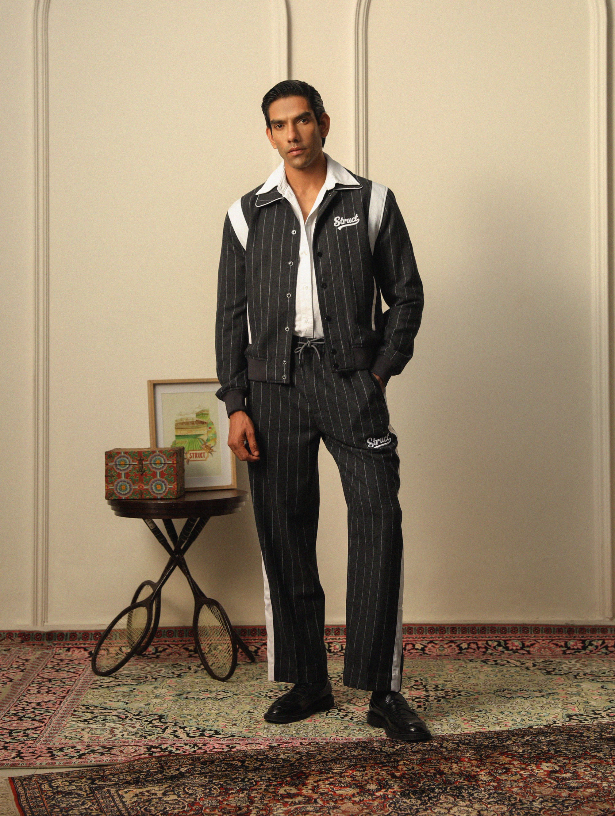 HIGHLANDERS PINSTRIPE SUITING PANTS - II