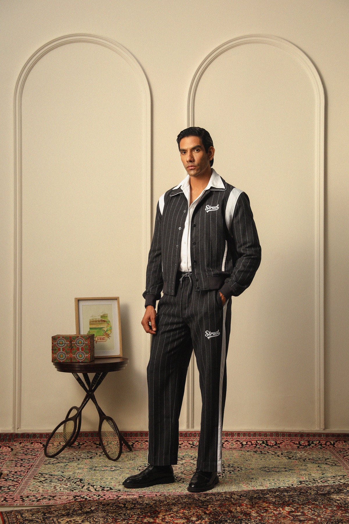 HIGHLANDERS PINSTRIPE SUITING PANTS - II