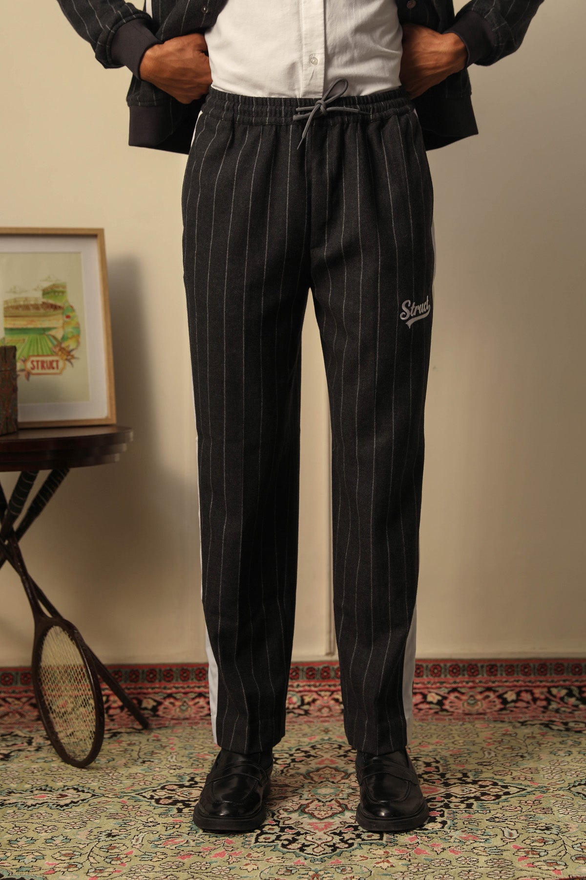 HIGHLANDERS PINSTRIPE SUITING PANTS - II