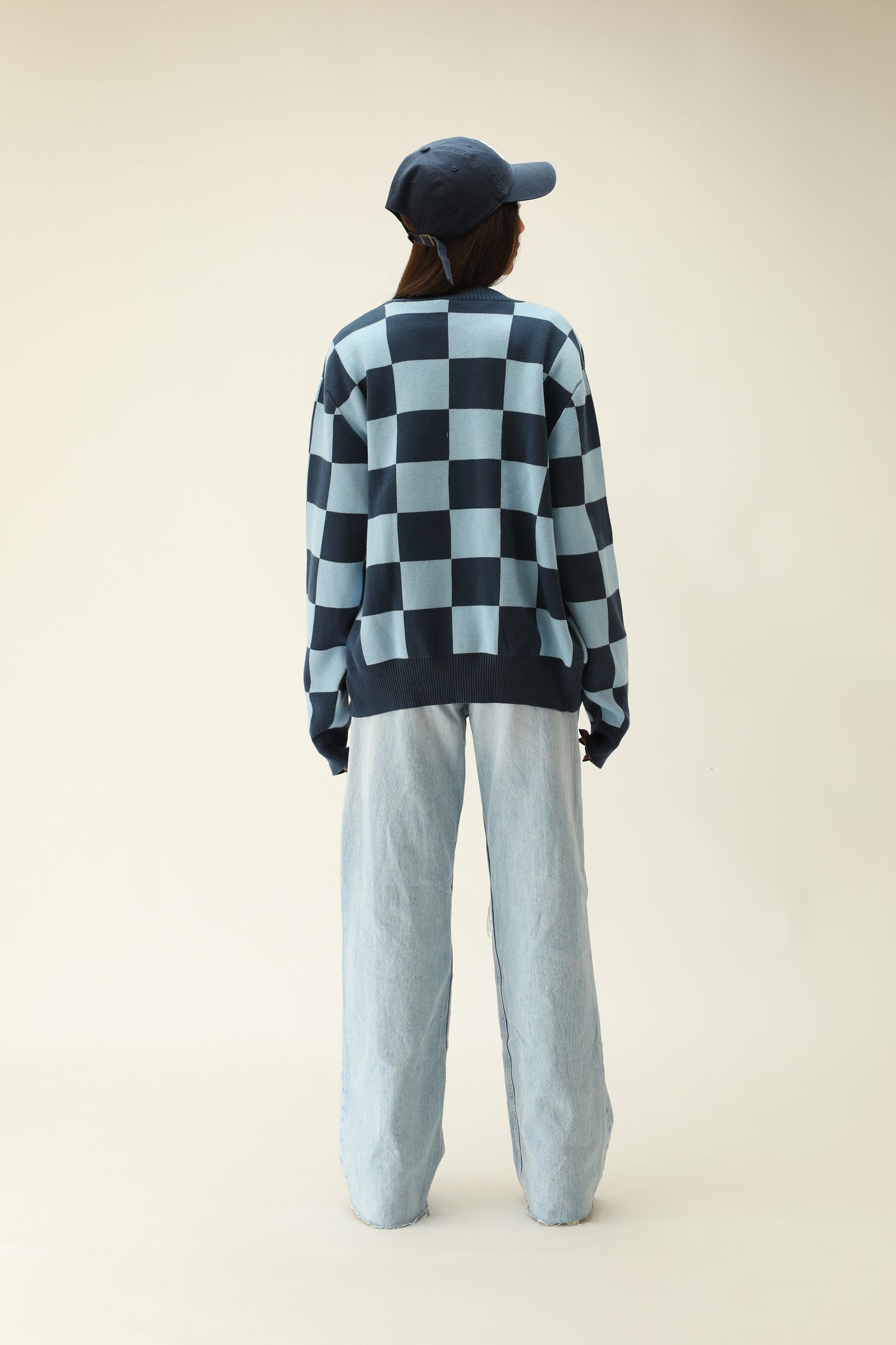 "CHESS NOT CHECKERS" CARDIGAN