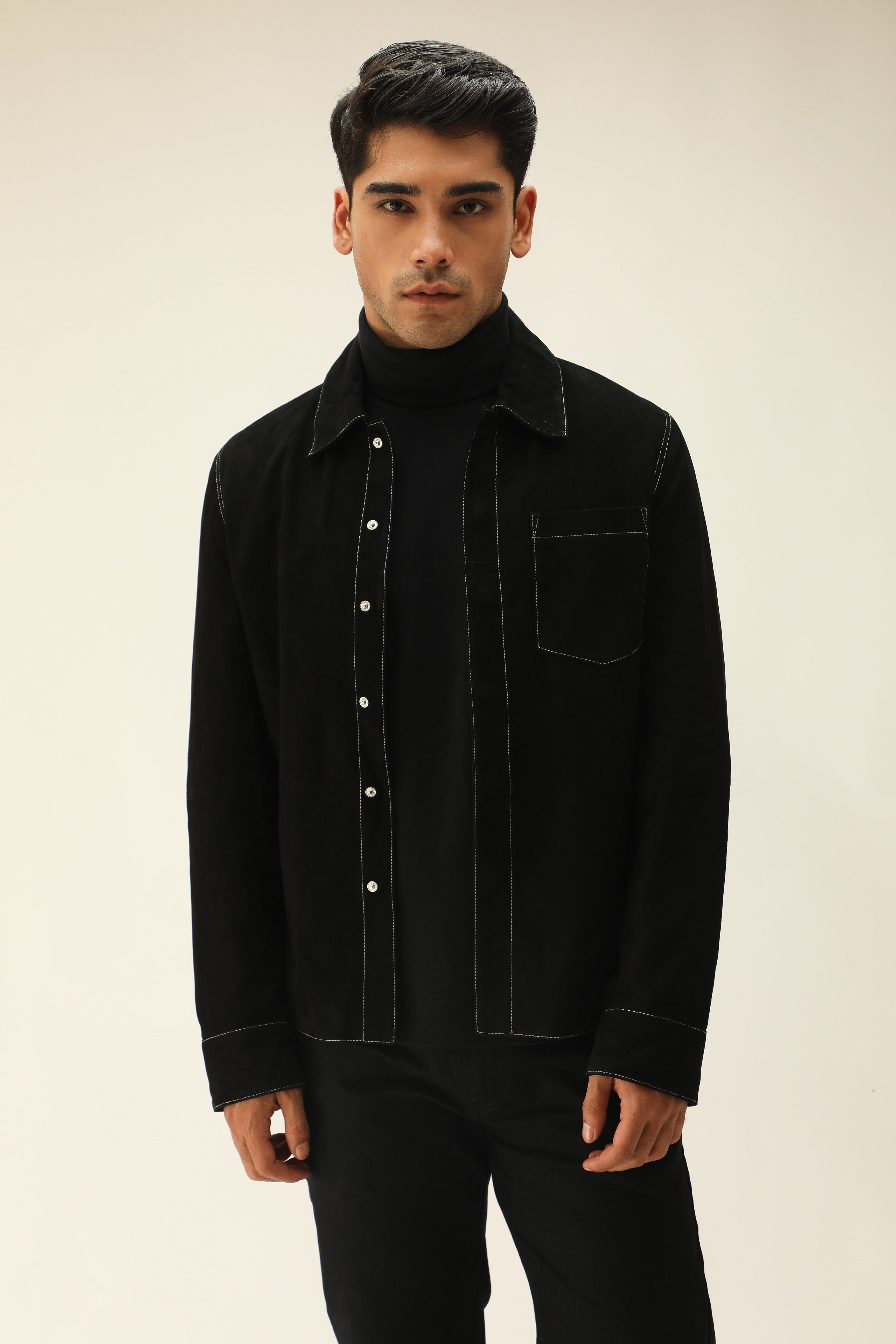 FELIX SUEDE OVERSHIRT