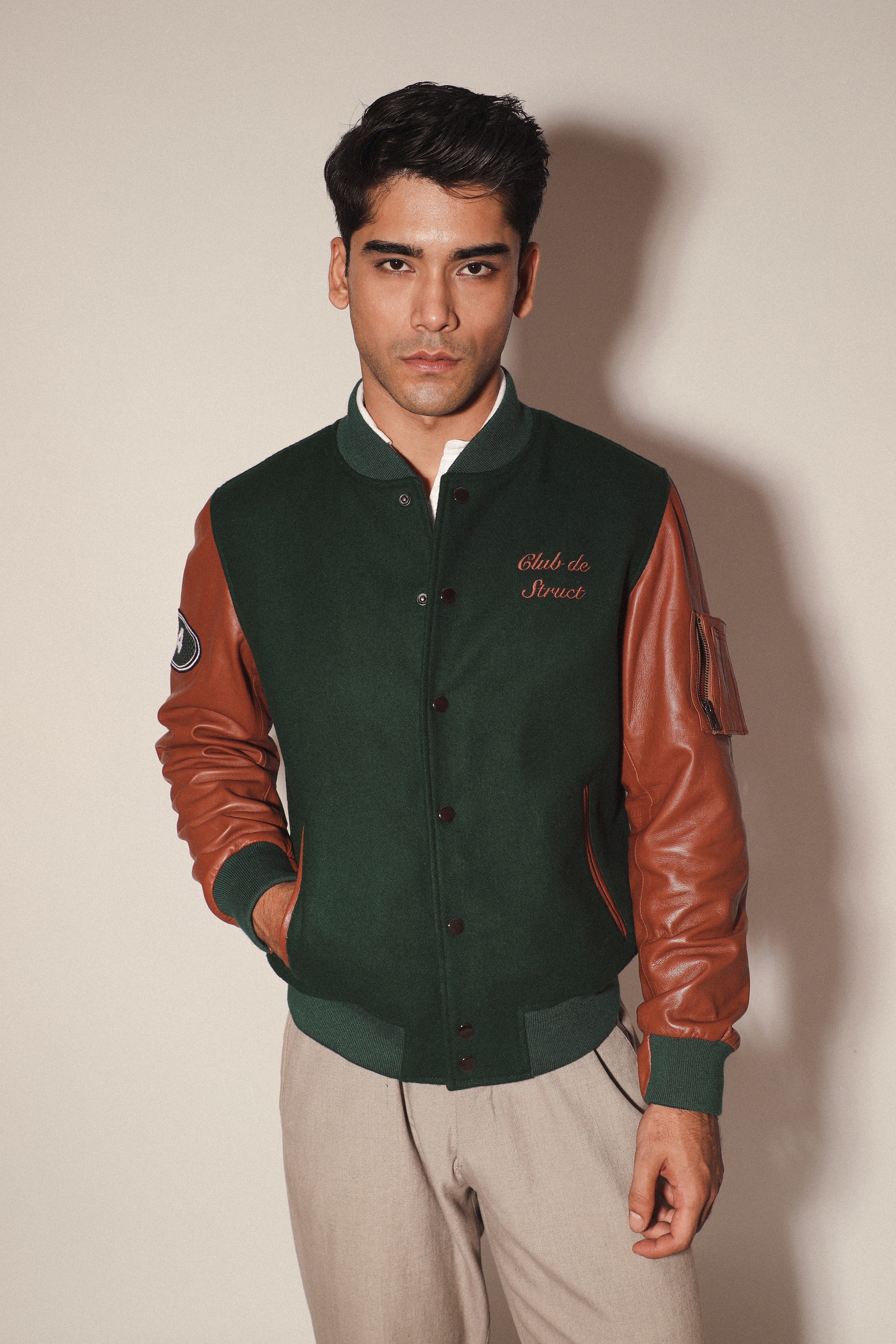 CLUB DE STRUCT VARSITY JACKET