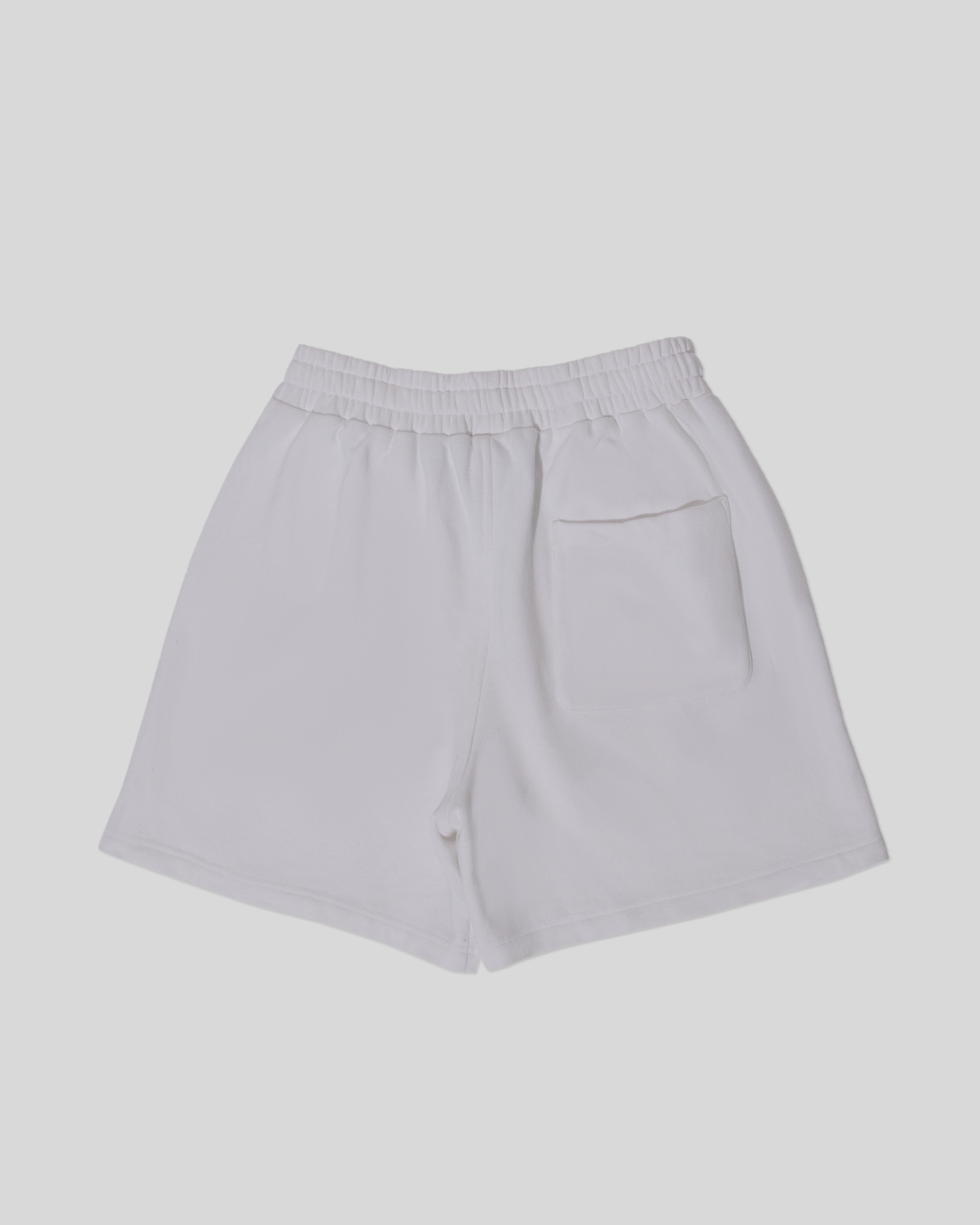 TENNIS WHITES SWEAT SHORTS