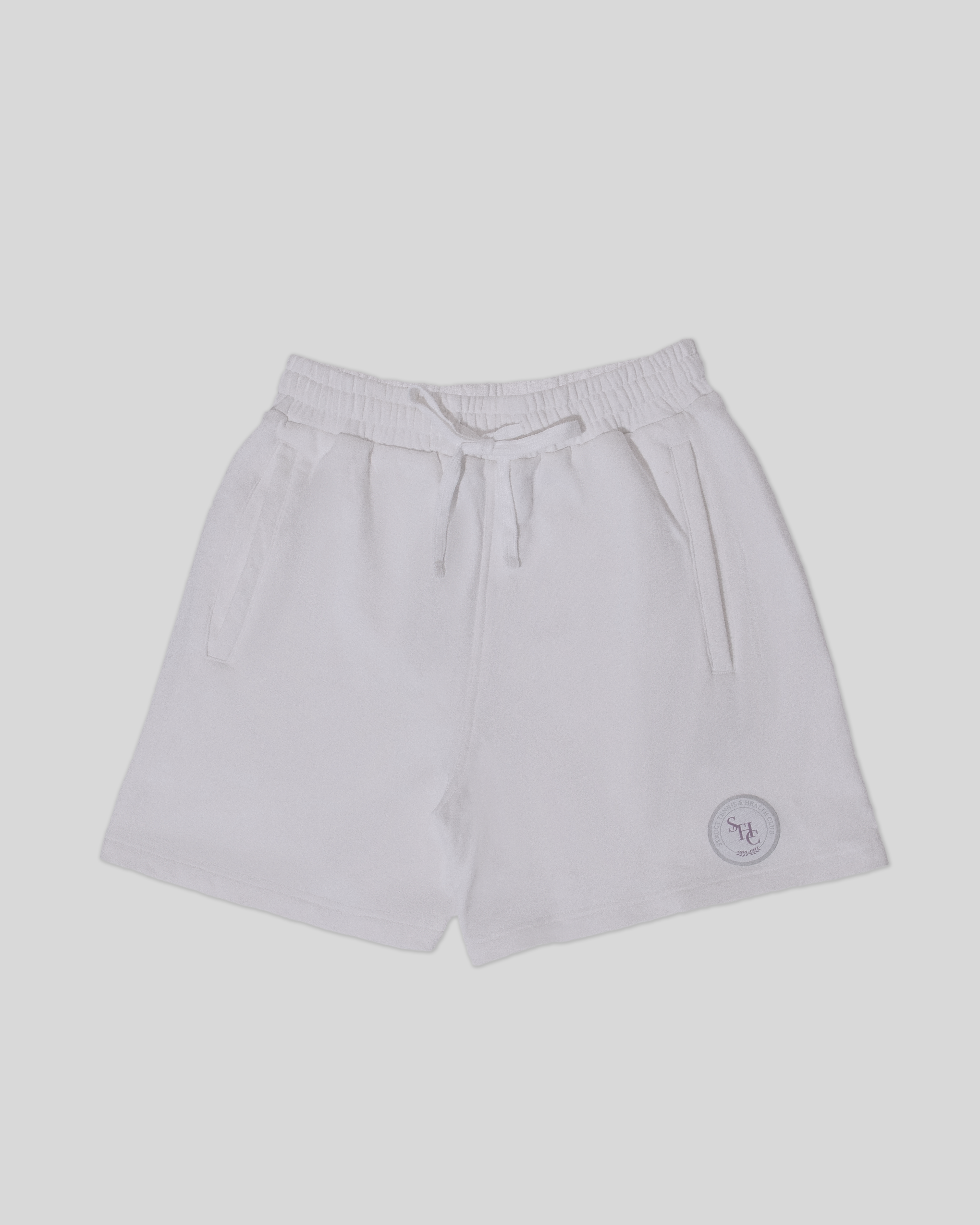 TENNIS WHITES SWEAT SHORTS