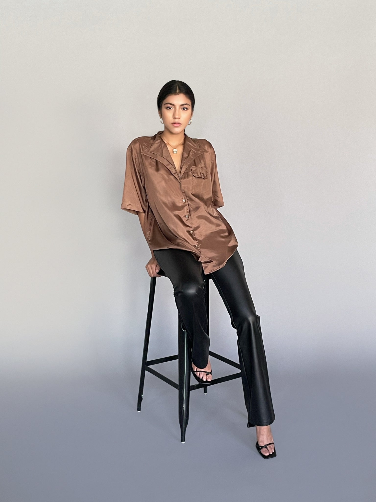 TWIN FOLD SILK SHIRT